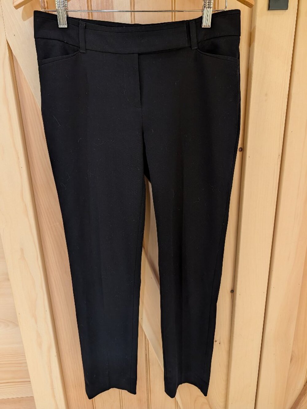White House Black Market Slim Leg Black Dress Pants Size 0S